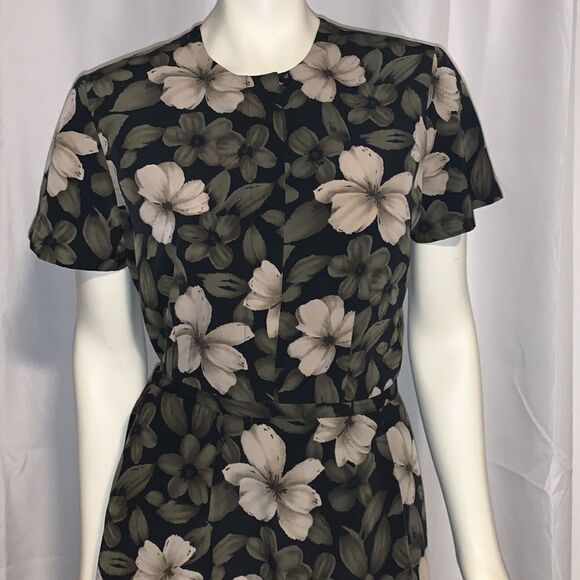 Vintage 90’s Floral print two piece dress. Size 8 - Picture 3 of 9